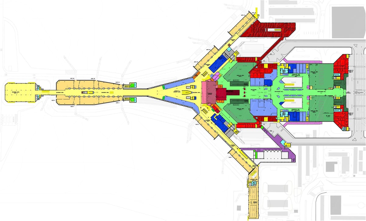 કુવૈત આંતરરાષ્ટ્રીય એરપોર્ટ નકશો